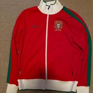 Authentic Nike 2008 Adidas Portugal Men’s Soccer warm up Jacket ( Size Medium)